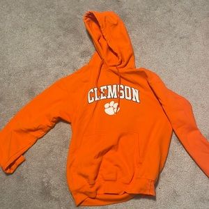 Orange Clemson hoodie